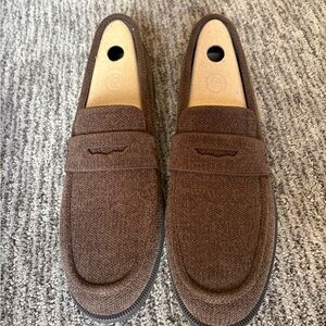 Rothy’s Revelvet brown penny loafer -W9.5